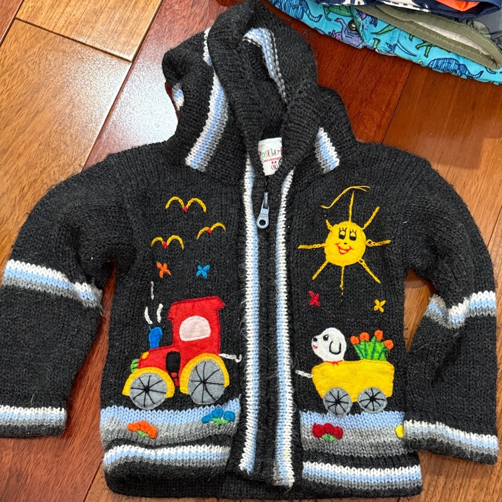 Vintage children’s knit Hoodie